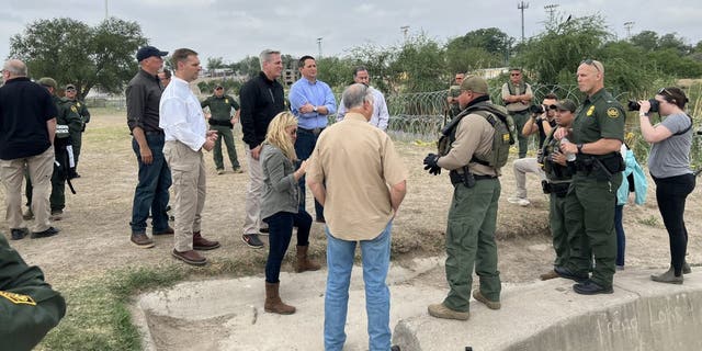 House Minority Leader led a GOP delegation meeting with Border Patrol in Eagle Pass, Texas.