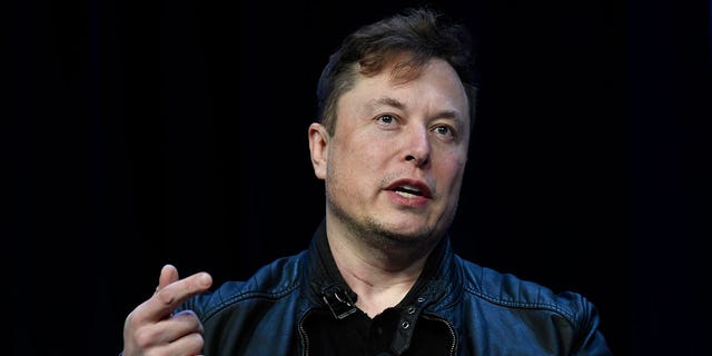 FILE - Tesla and SpaceX Chief Executive Officer Elon Musk speaks at the SATELLITE Conference and Exhibition in Washington, on March 9, 2020. (AP Photo/Susan Walsh, File)