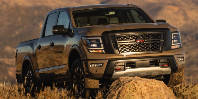 The Nissan Titan Pro-4X is equipped with a 400 hp V8.