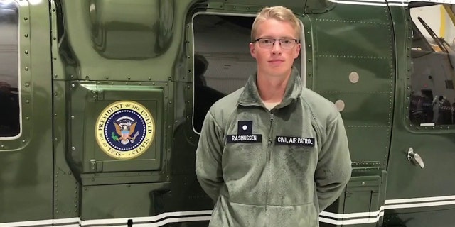 Nebraska teen Noble Rasmussen serves as a Civil Air Patrol cadet. (Fox News)