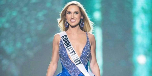 Olga Litvinenko at the Miss USA pageant in 2017.