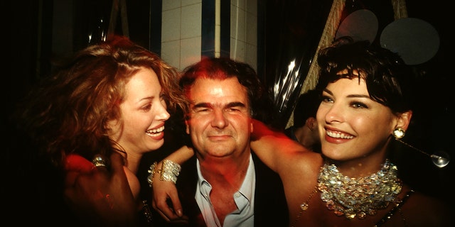 Christy Turlington, Patrick Demarchelier and Linda Evangelista in Paris, France in the 1990s.