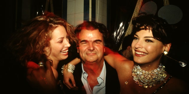 Christy Turlington, Patrick Demarchelier and Linda Evangelista in Paris, France in the 1990s.