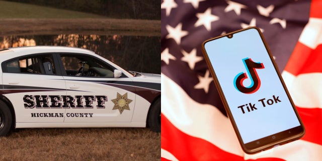 이번주 초, a woman in Hickman County, 테네시, 편의점에서 신호를 사용하여 다른 쇼핑객에게 자신이 위험하다는 신호를 보냈습니다..