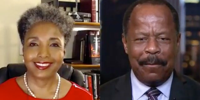 Side-by-side image of Dr. Carol Swain and Leo Terrell (Fox News)