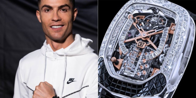 Cristiano Ronaldo and Bugatti watch