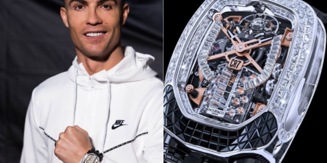Cristiano Ronaldo and Bugatti watch