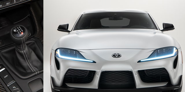 The Toyota GR Supra will be available with a stick-shift transmission in 2023.