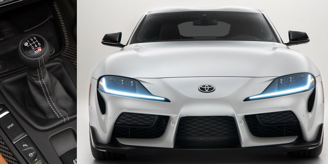 The Toyota GR Supra will be available with a stick-shift transmission in 2023.