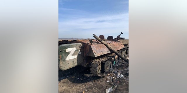Tank in Ukraine captured by a Global Guardians agent.