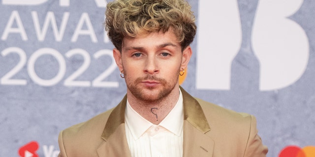 Tom Grennan attends The BRIT Awards 2022 at The O2 Arena on Feb. 08, 2022 in London, England. The singer was the "victim of an unprovoked attack and robbery" in New York City in the early morning hours on Thursday.