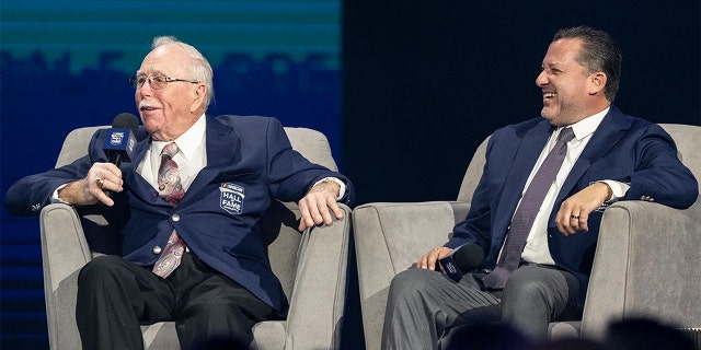 NASCAR Hall of Famer Red Farmer still racing at 89 4 Tony Stewart introduced Red Farmer at his NASCAR Hall of Fame induction ceremony.