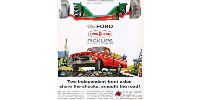 Ford's Twin I-Beam independent front suspension helped refine the F-Series. 