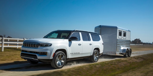 The Wagoneer L has a maximum towing capacity of 10,000 pounds.