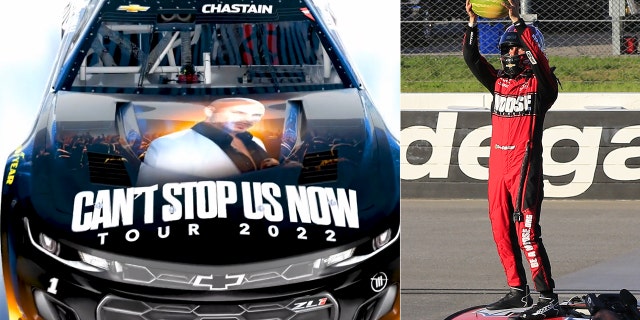 Ross Chastain's NASCAR car will be sponsored by Pitbull's tour at Dover.