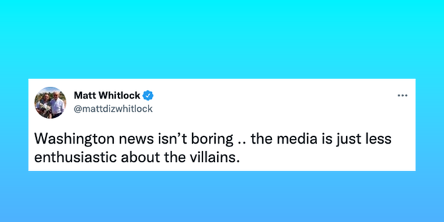 Matt Whitlock criticizes Politico's article on media coverage of the White House.