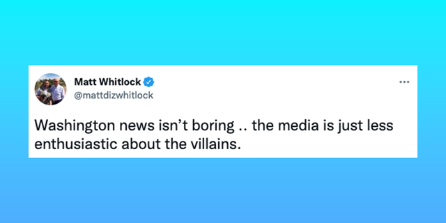 Matt Whitlock criticizes Politico's article on media coverage of the White House.
