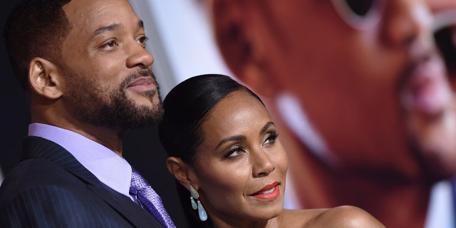 Actors Will Smith and Jada Pinkett Smith.