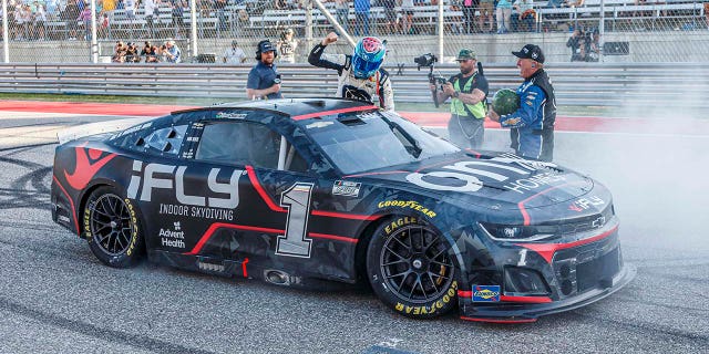 Ross Chastain's win at the Circuit of the Americas was his first in the Cup Series.