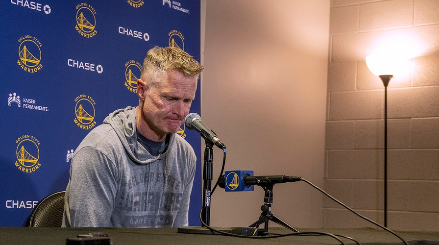 Steve Kerr gets emotional when discussing mass shooting at Texas elementary school