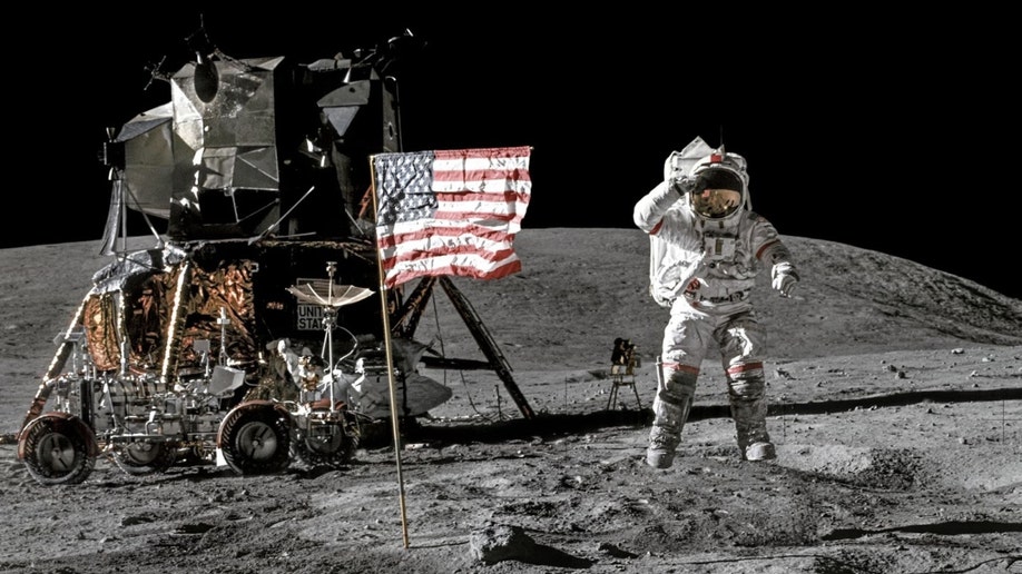 NASA astronaut John Young’s "giant leap" on the moon