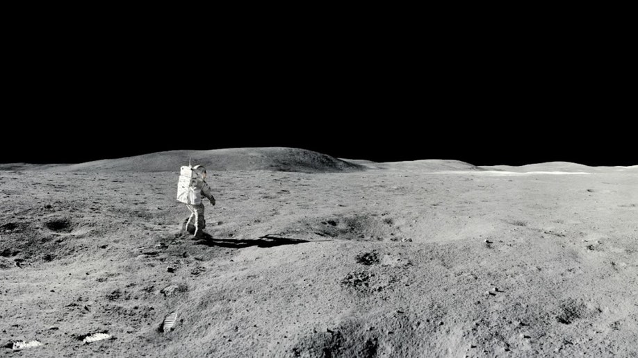 Charlie Duke with Lunar Rover on Descartes Highland during Apollo 16 Photo Print 