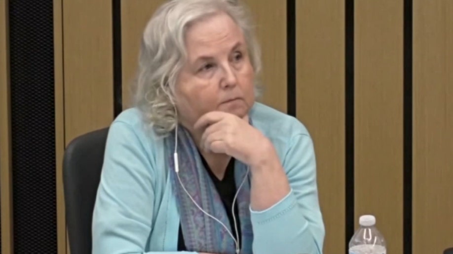 Nancy Crampton-Brophy appears in an Oregon courtroom for her murder trial.