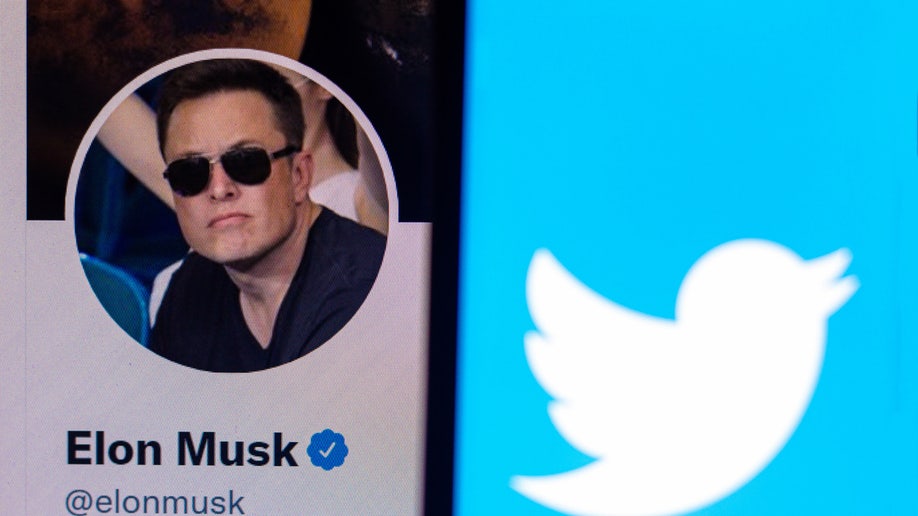 In this photo illustration, the Twitter logo is displayed on a smartphone with Elon Musk's official Twitter profile. The billionaire Elon Musk bought 9% of Twitter, an investment of USD 3 billion.