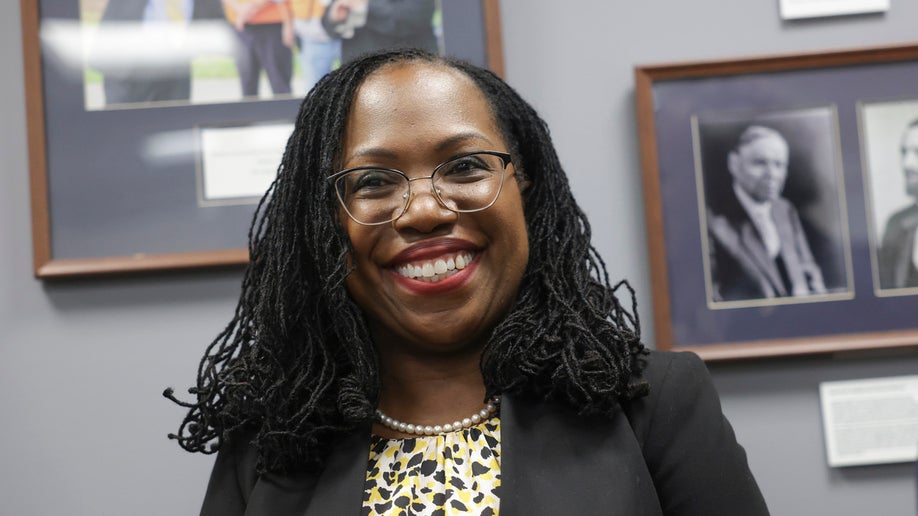 U.S. Supreme Court Nominee Ketanji Brown Jackson meets with Sen. Sherrod Brown (D-OH) in his office on Capitol Hill, on April 05, 2022 in Washington, DC. Judge Jackson's confirmation vote in the Senate is expected later this week. 