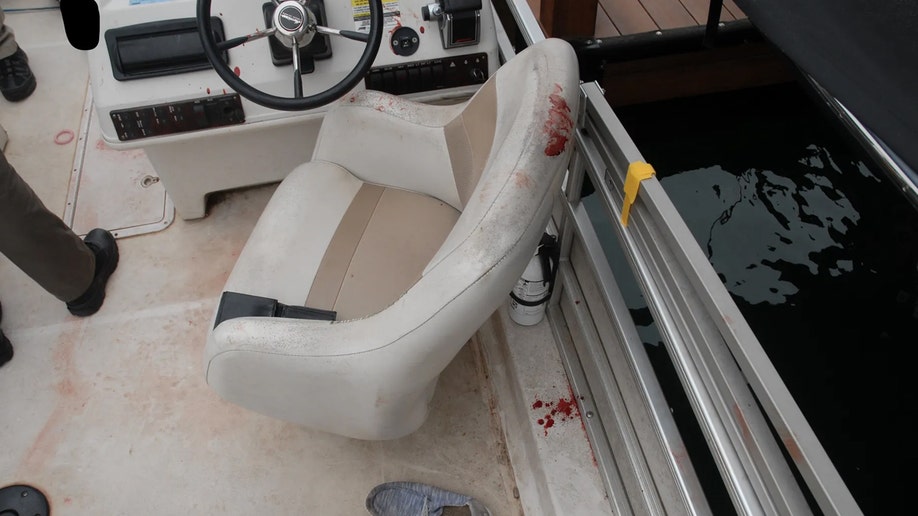 Debra Dotson told the 911 dispatcher at one point that Drew Morgan was taking his last breath in the captain's seat of her boat.