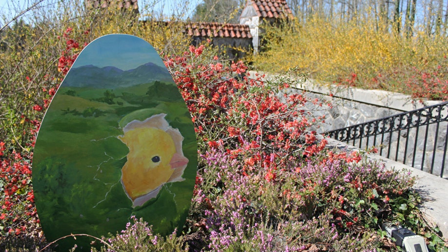 Easter egg hidden at Biltmore Estate