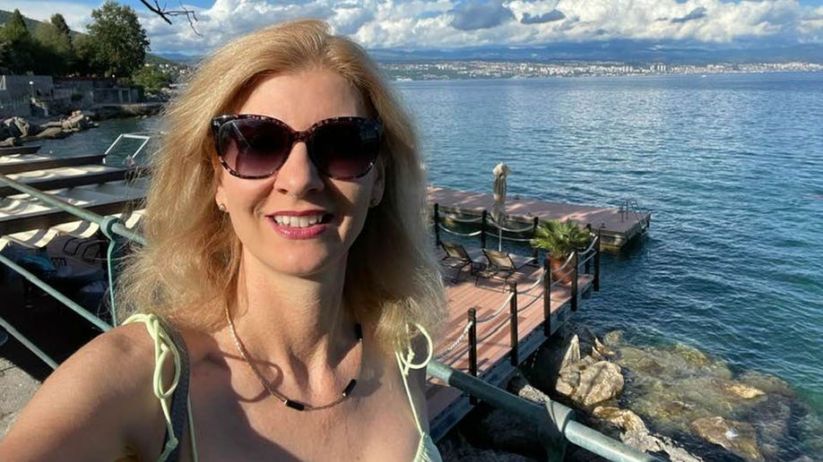 Orsolya Gaal posts a selfie in Croatia on August 6, 2021 