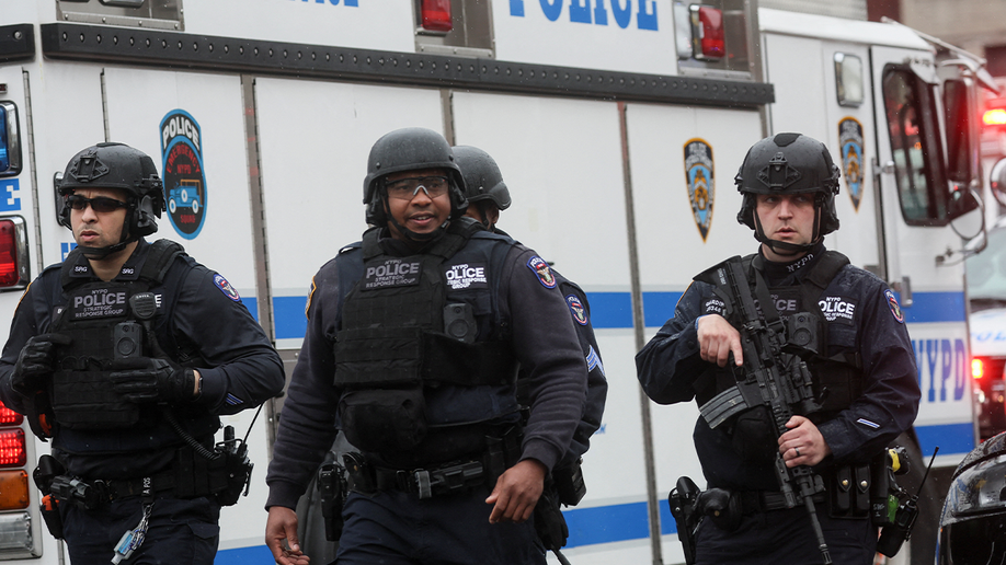 NYC law enforcement after Sunset Park subway shooting
