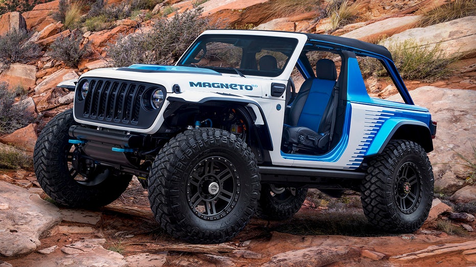 Fast and futuristic Jeep Magneto leads Easter Safari into Moab