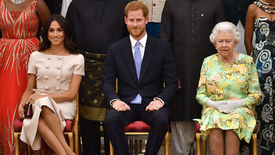 Prince Harry, Meghan Markle visit Queen Elizabeth together for the first time since leaving the UK