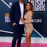 Eric Decker and Jessie James Decker attend the 2022 CMT Music Awards.