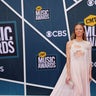 LeAnn Rimes attends the 2022 CMT Music Awards.