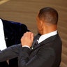 Will Smith hits Chris Rock as Rock spoke on stage during the 94th Academy Awards in Hollywood, Los Angeles, California.