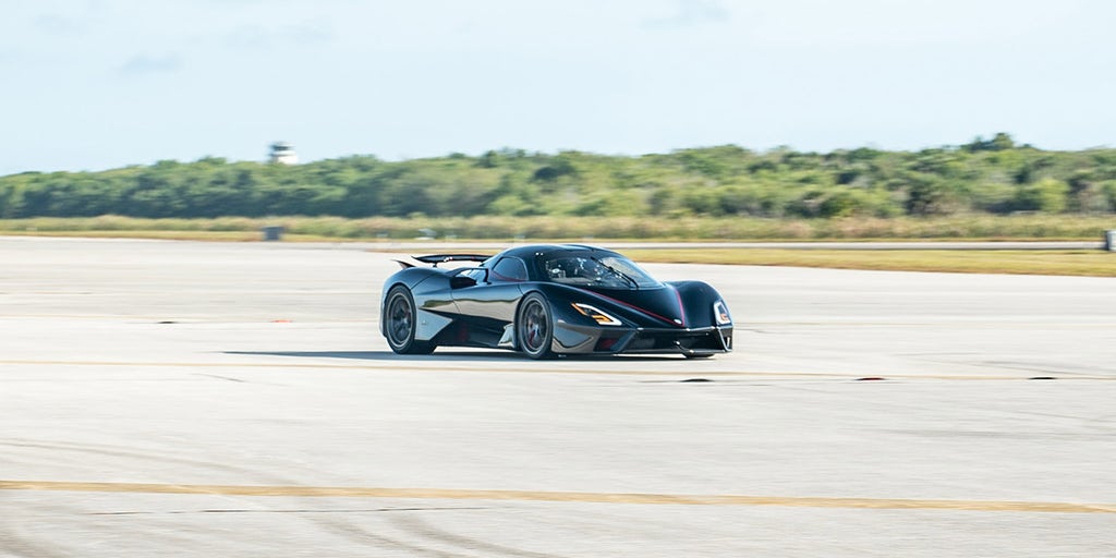 See it: American SSC Tuatara supercar hits 295 mph on Space Shuttle runway - Vimarsana News