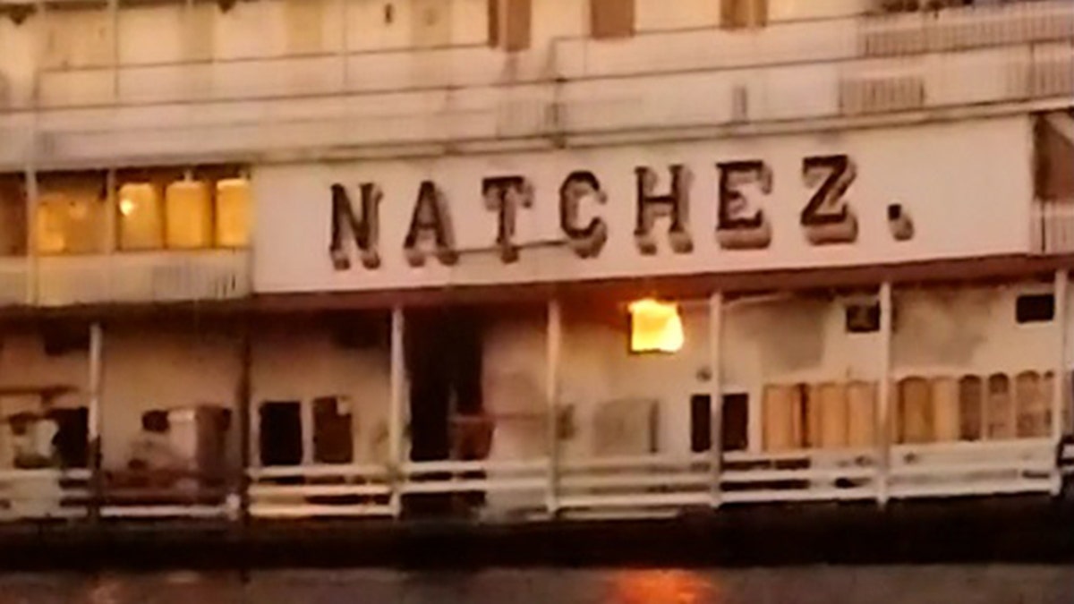 The Natchez on fire. Photo credit Judy Brannigan