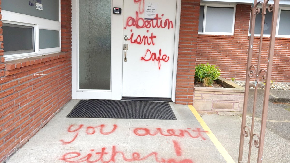 pregnancy center vandalism