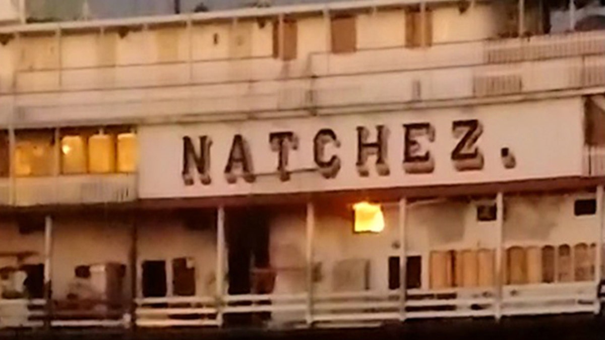 The Natchez on fire. Photo credit Judy Brannigan