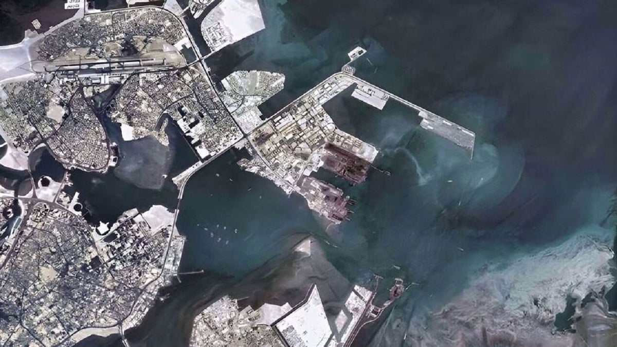 This image published Tuesday by IRNA news agency, according to Press TV, shows the U.S. Fifth Fleet headquarters in the Persian Gulf country of Bahrain.