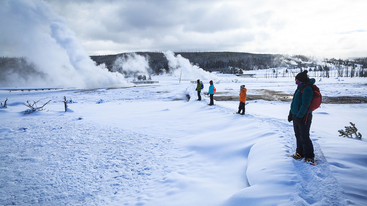 yellowstone winter landscape