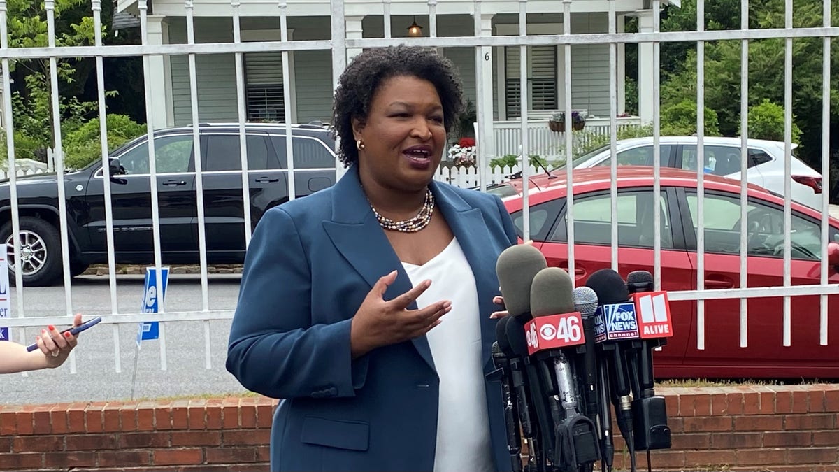 Stacey Abrams primary day in Georgia