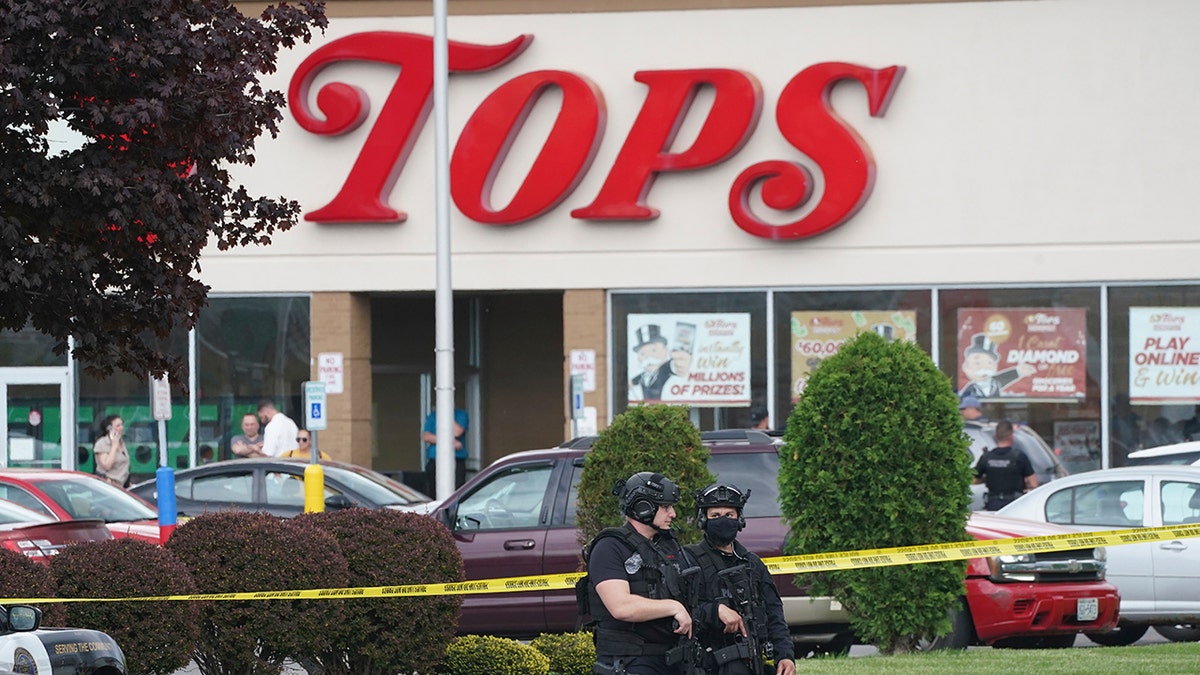 Buffalo shooting scene at Tops market