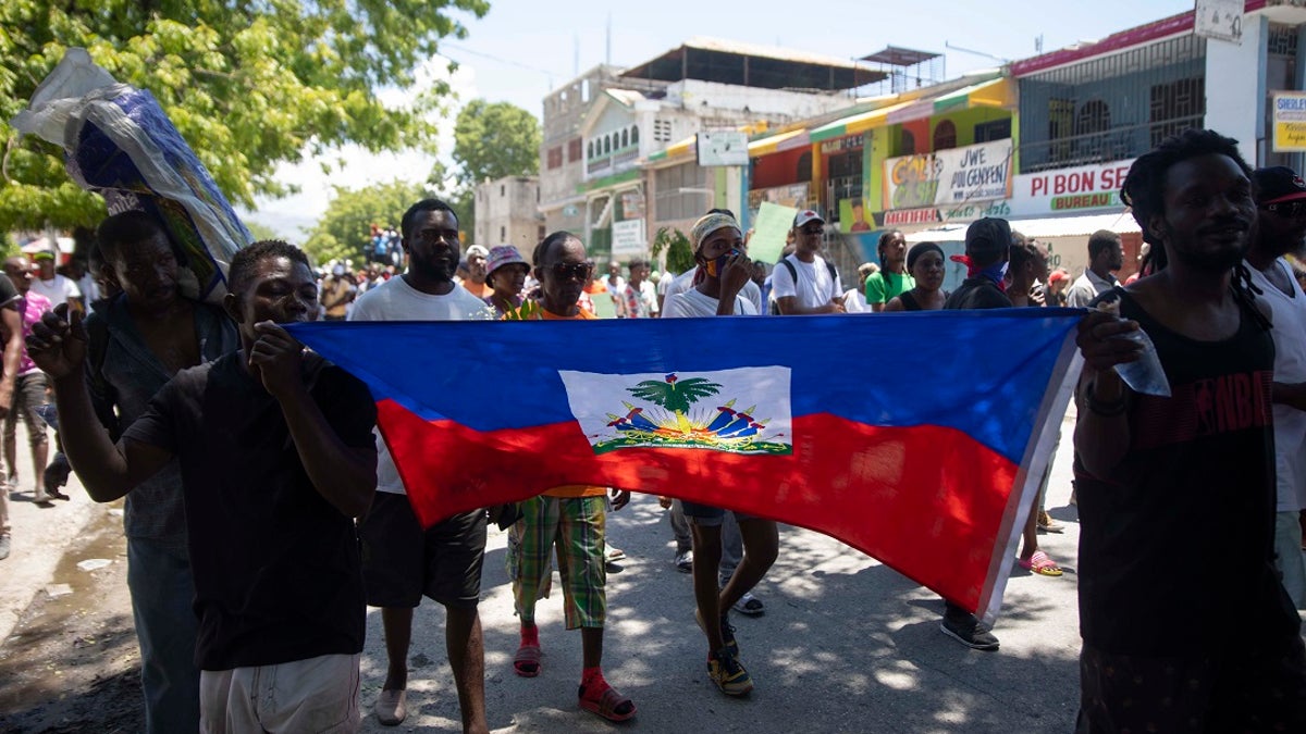 Haiti peace protest