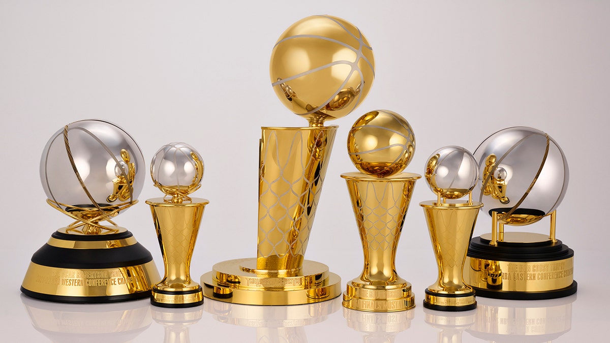 NBA unveils redesigned NBA Finals trophy, announces new conference