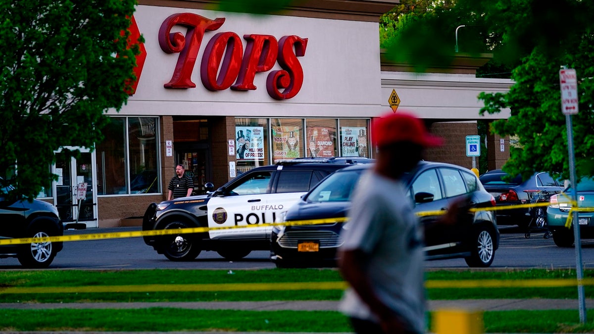 Buffalo mass shooting scene