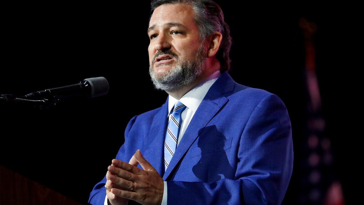 Sen. Ted Cruz speaks at an NRA convention